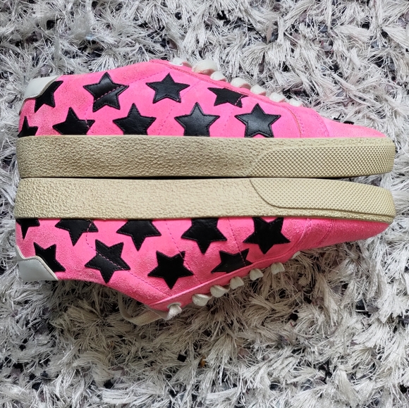 SAINT LAURENT Suede Printed Sneakers - Picture 3 of 11